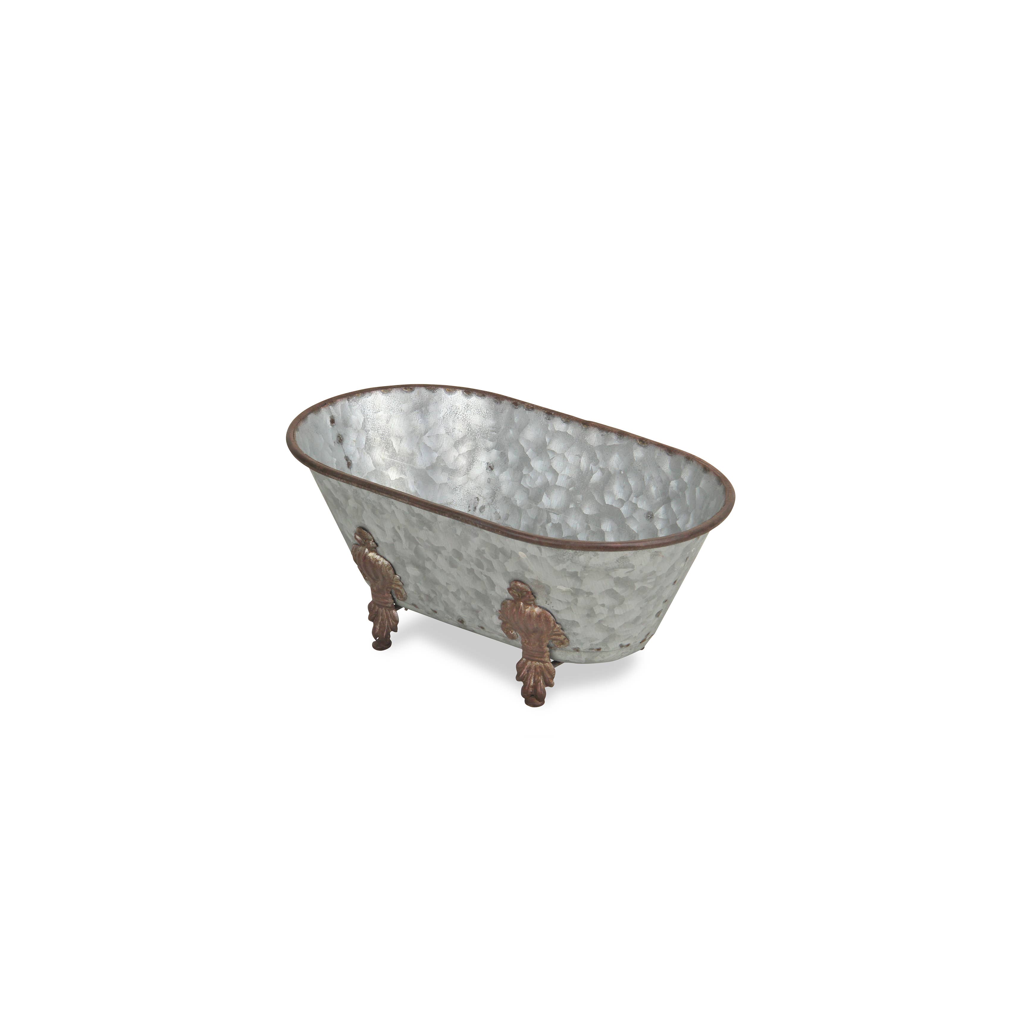Cheungs Home Decor - Vendita all'ingrosso Decorazioni da tavolo - Decorazione Lavabo in Metallo Galvanizzato con Fiore di Lis7
