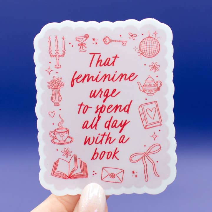 Feminine Urge - Vinyl Sticker for wholesale by Little Inklings LTD
