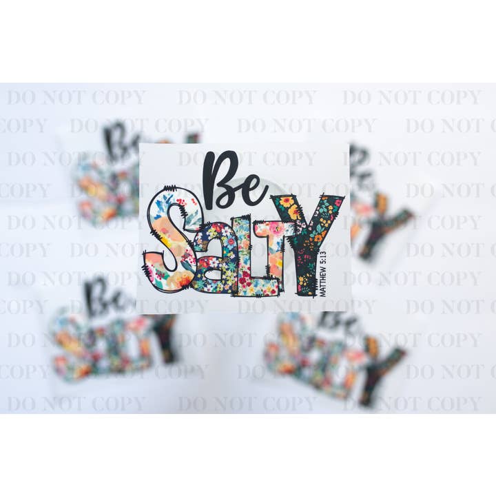 Transfert DTF Be Salty pour la vente par tee and shirts