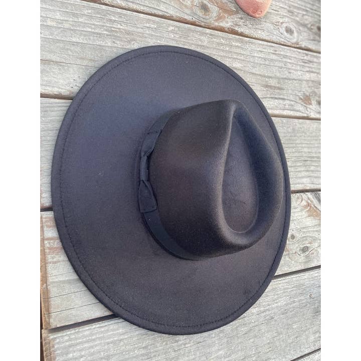 Bella Betty - Wholesale Fedora - Women's - Structured wide brim panama hat in vegan felt5