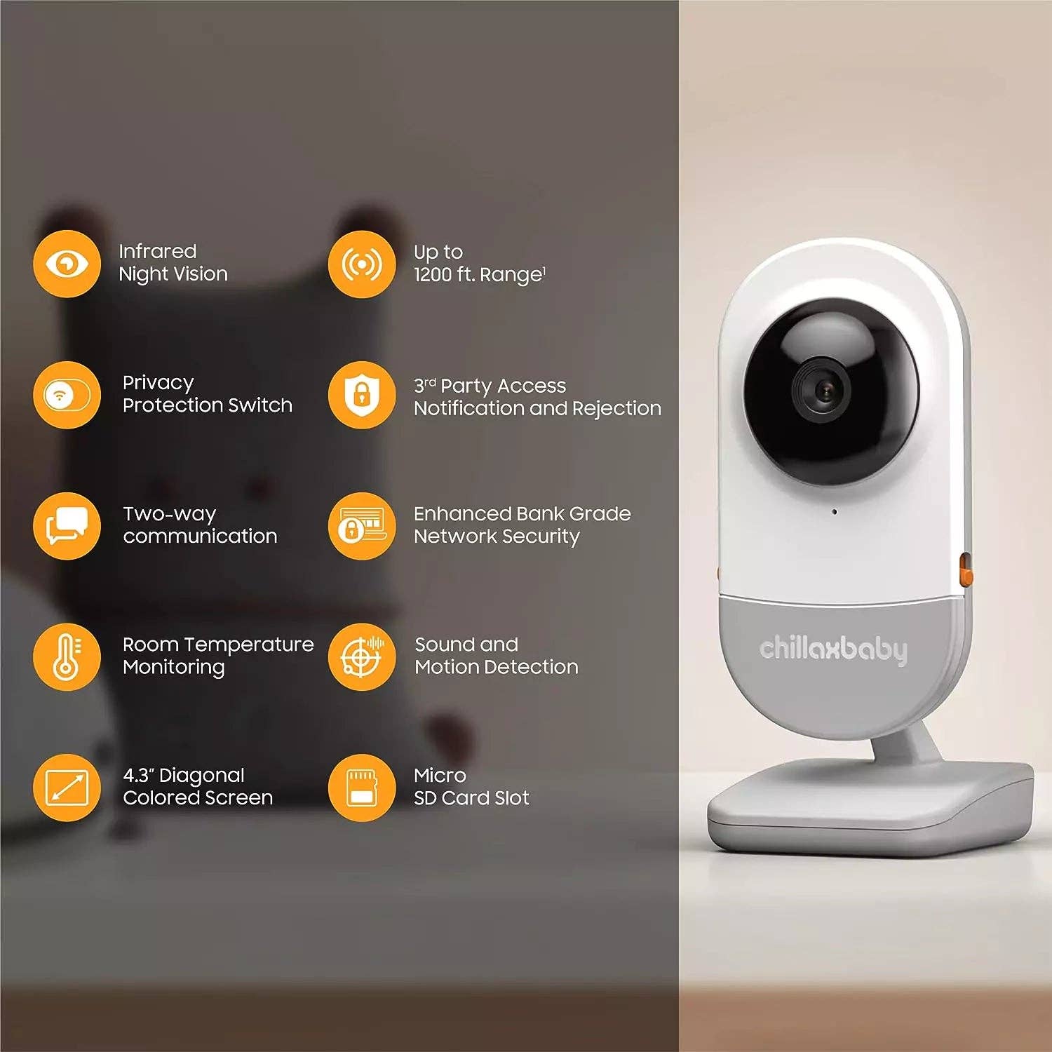 ChillaxCare LLC - Wholesale Baby Monitor - Daily Baby Smart Monitor1