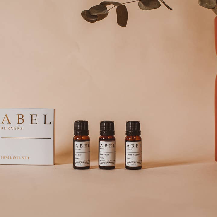 Set di fragranze France da 10 ml - Parigi, Samoëns e Valle della Loira per la vendita all'ingrosso da parte di Abel Burners