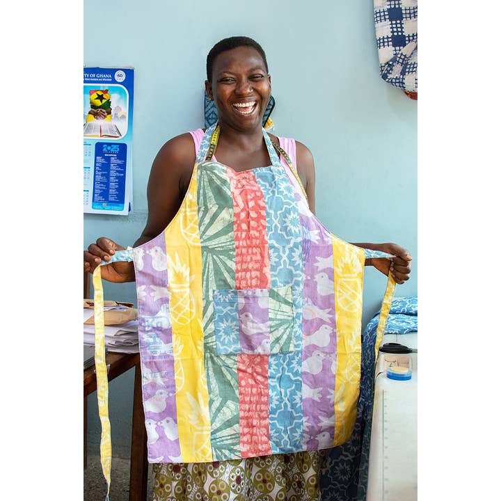 Global Mamas - Wholesale Apron - Eco Apron Reversible: Flour Sack - Assorted2