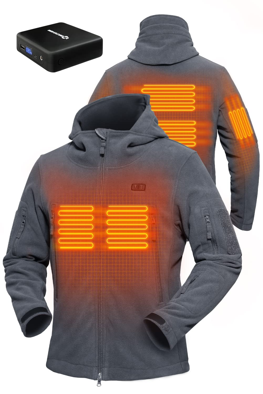 Antarctica Outdoors - Wholesale Fleece - Women's - ANTARCTICA GEAR Heated Jacket, Polar Fleece Coat for Women24