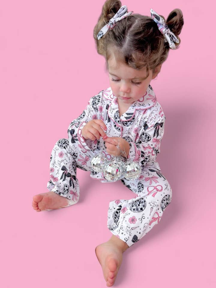Dream Big Little Co. - Wholesale Sleepwear Set - Kids - MIDNIGHT DISCO DARLING DREAM GIRL'S FLARE SET18