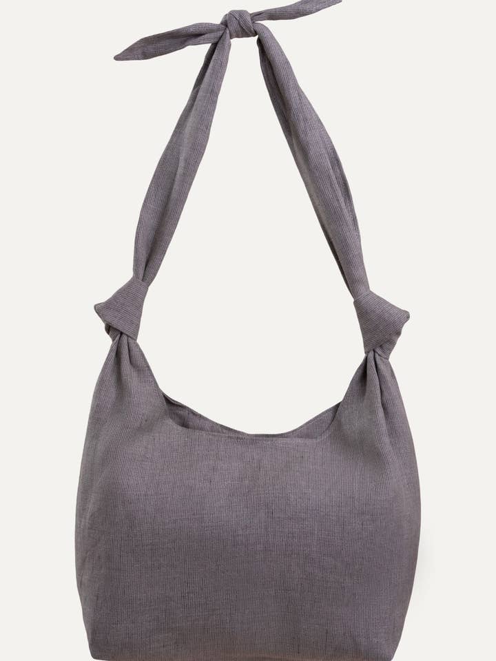 Nodo Linen Tote in Flax for wholesale by MLE