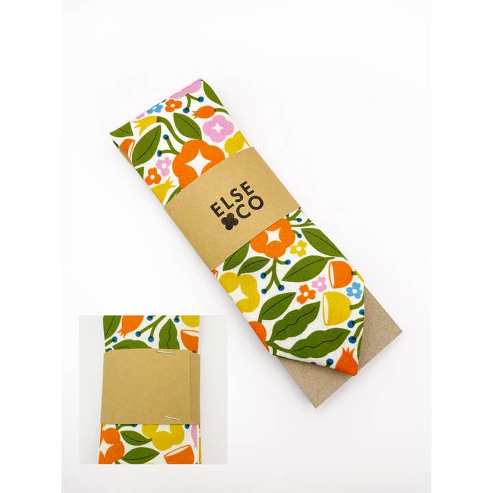 ELSE - Wholesale Necktie - Men's - Yellow Floral Neckties For Men, Father's Day Gifts For Him5