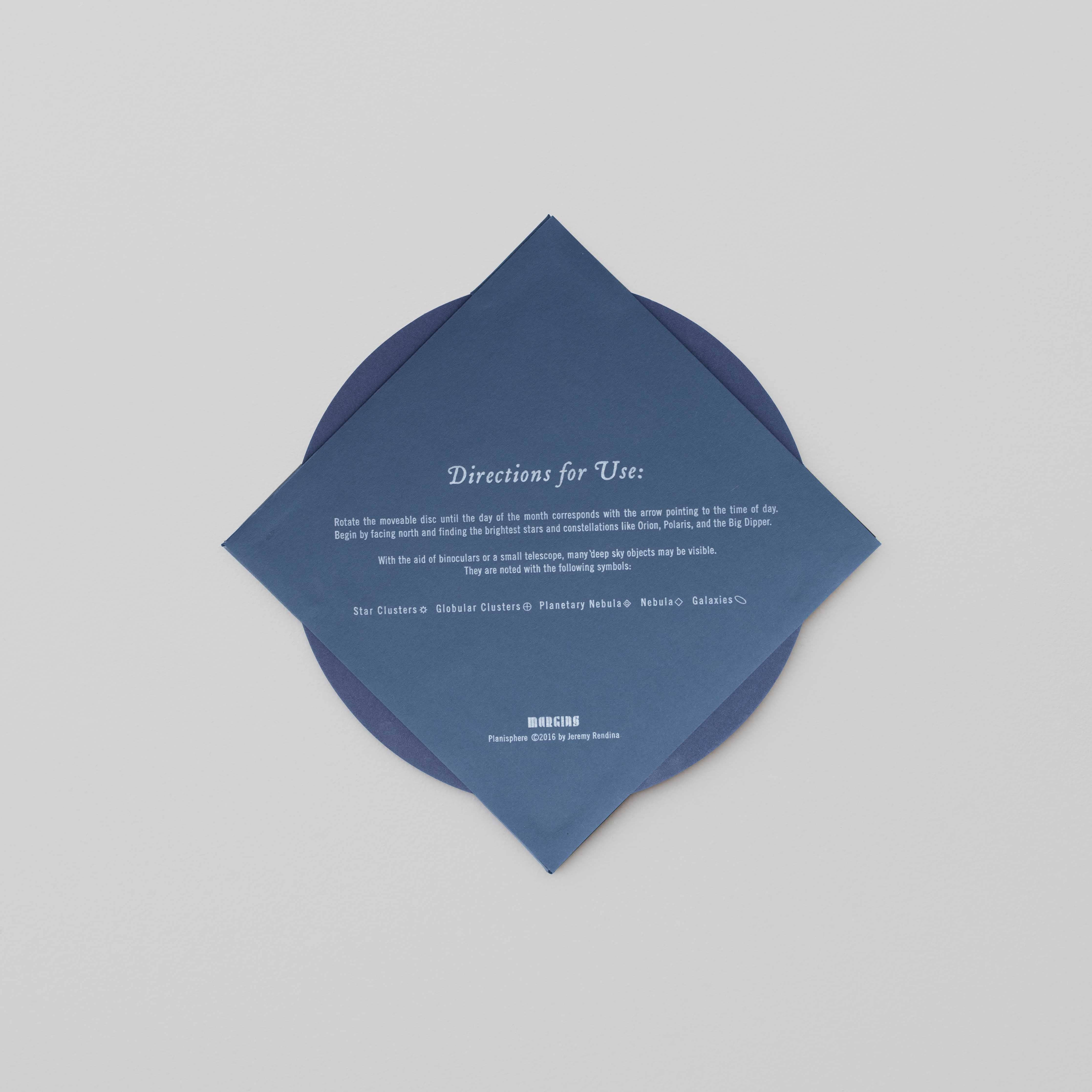 Margins Imprint – Großhandel Kalender – Planisphäre für die Nordhalbkugel1