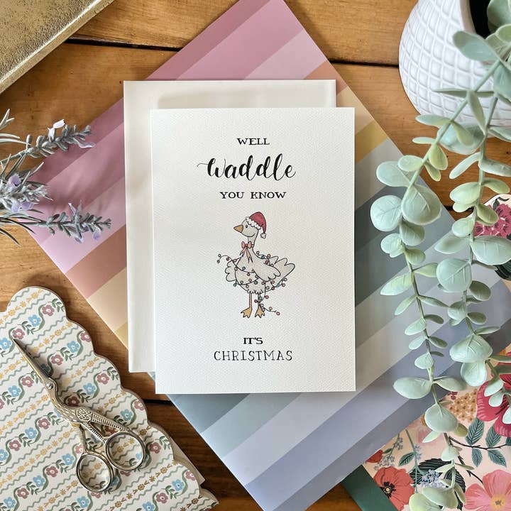 Christmas – Waddle You Know, it's Christmas for wholesale by kenziecards