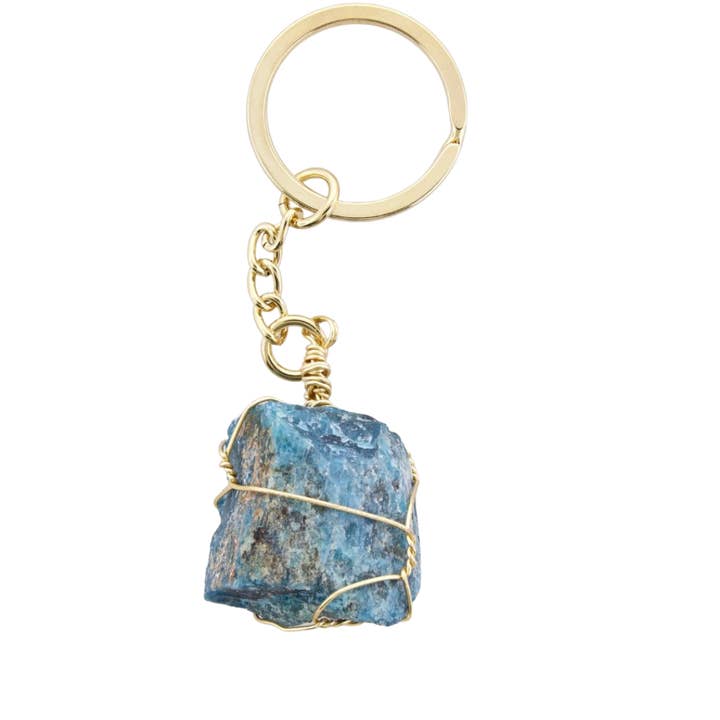Crystal Key Chain - Apatite for wholesale by Soul Stonz