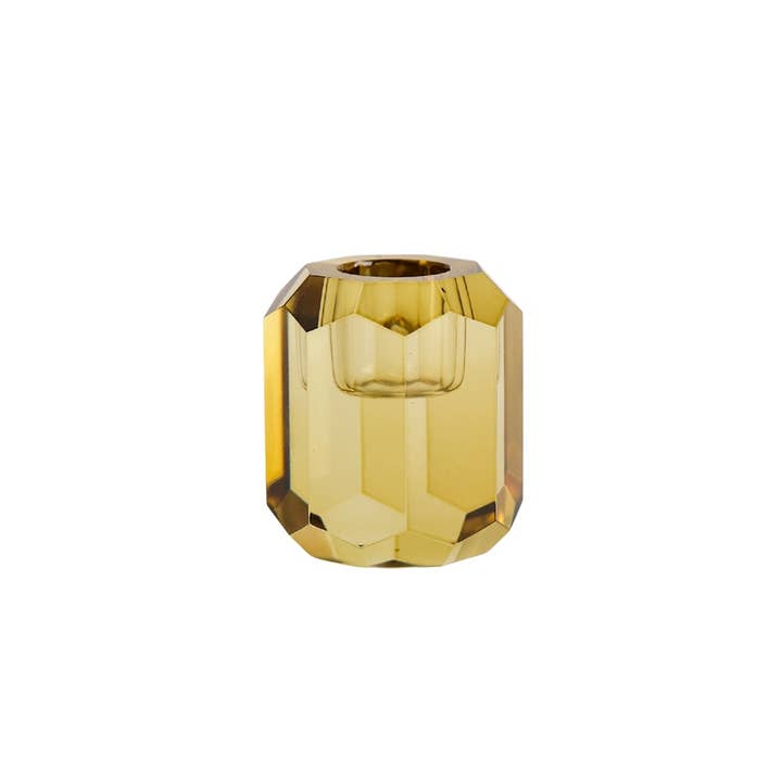 Candlestick Candle Holder Crystal Green for wholesale by Aifcandles