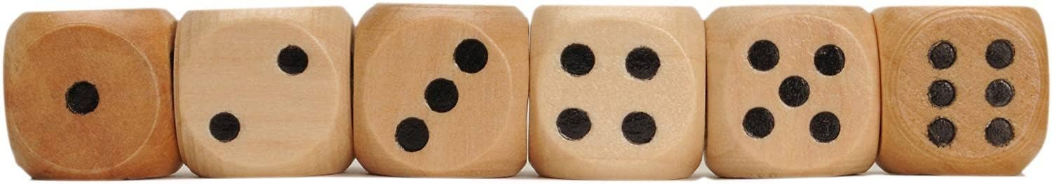 Wood Expressions - Wholesale Dice - Wooden Dice - 100 Bulk Pack2