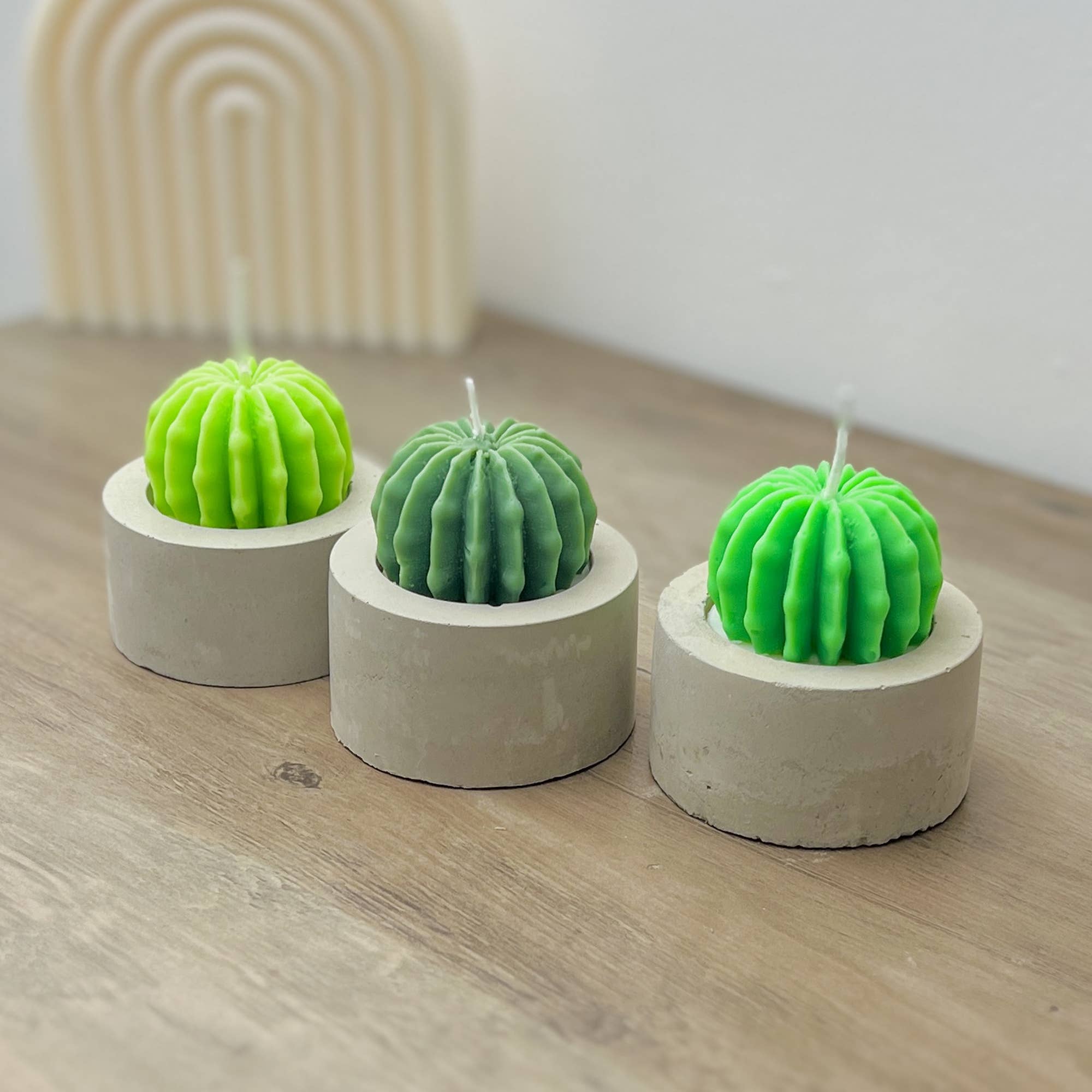Eli and Things – wholesale Novelty candle – Round Barrel Cactus Candle - Cactus Home Decor - Cacti Gifts4