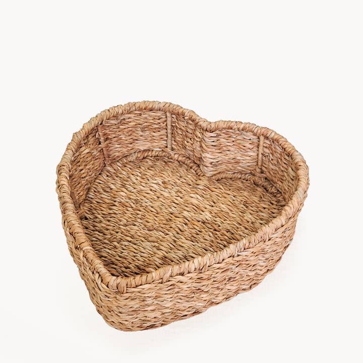 KORISSA - Wholesale Basket - Handwoven Wicker Storage & Gift Basket • Savar Heart Basket3