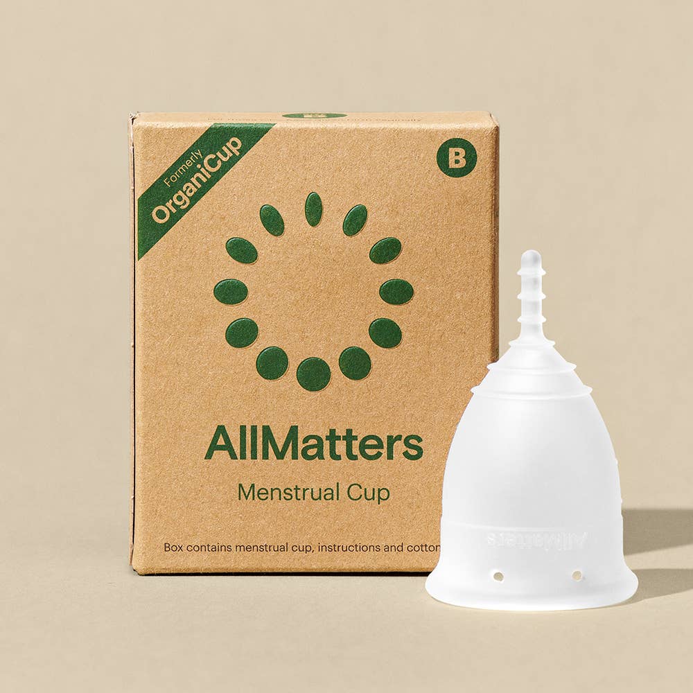 AllMatters (Formerly OrganiCup) - Wholesale Menstruatiecup - AllMatters Menstruatiecup maat B, (voorheen OrganiCup)