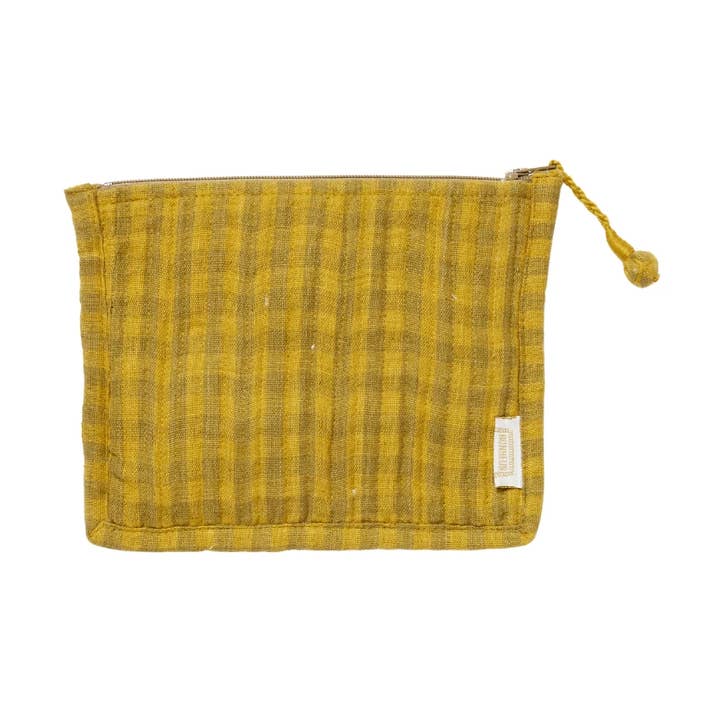 Lille taske - Vichy Oliven for engroshandel hos Bonheur du Jour