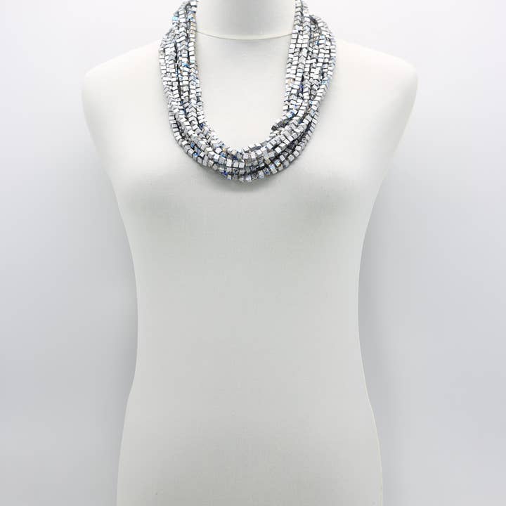 Jianhui London – Engroshandel Perlehalskæde – Næste Pashmina Halskæder - Hånd-forgyldt - 5-streng1