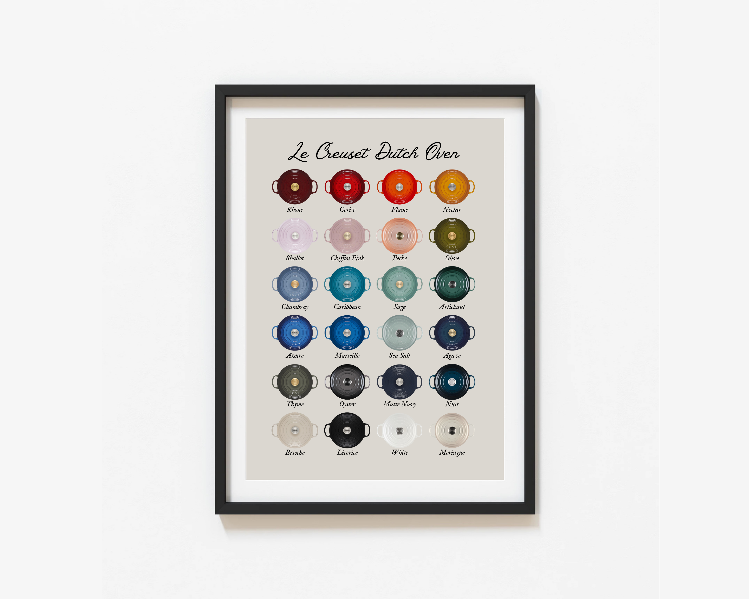 Olive Street Collective - Wholesale Art Print - Le Creuset Print13