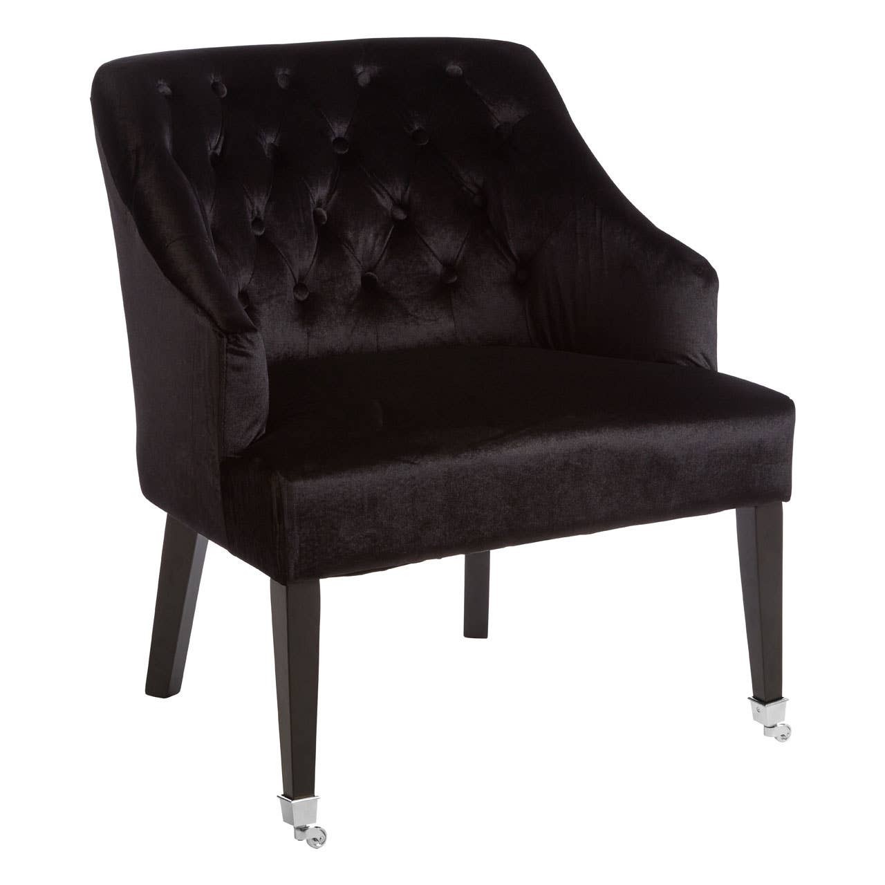 Fifty Five South – wholesale Chair – Darwin Black Velvet Chair1