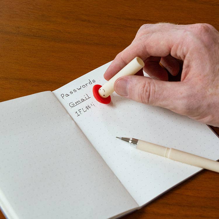 Kikkerland Design Inc - Wholesale Pen - Erasable Mushroom Pen2