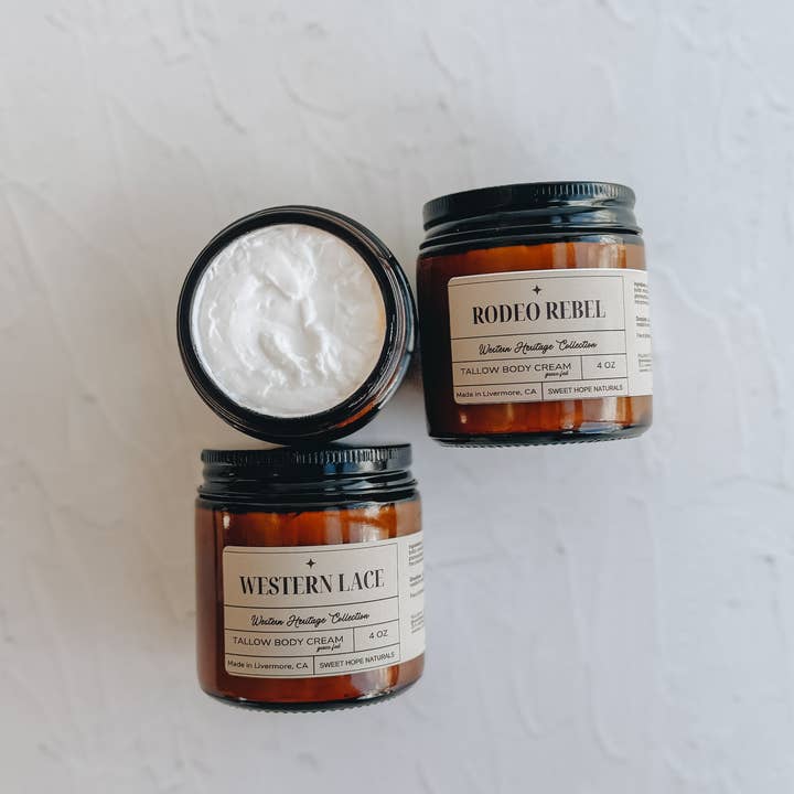 Tallow Body Butter Cream for wholesale by Sweet Hope Naturals