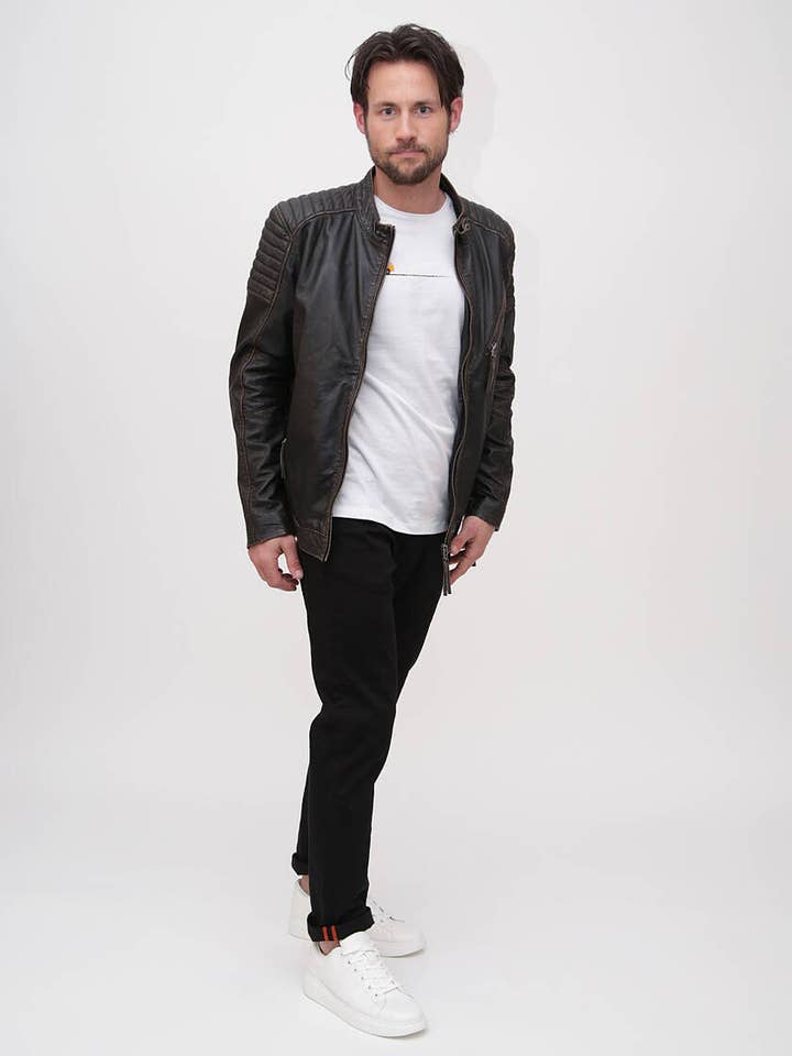 M.O.D - Thomas, black wash, jeans, denim, broek, joggingdenim voor wholesale door Miracle of Denim