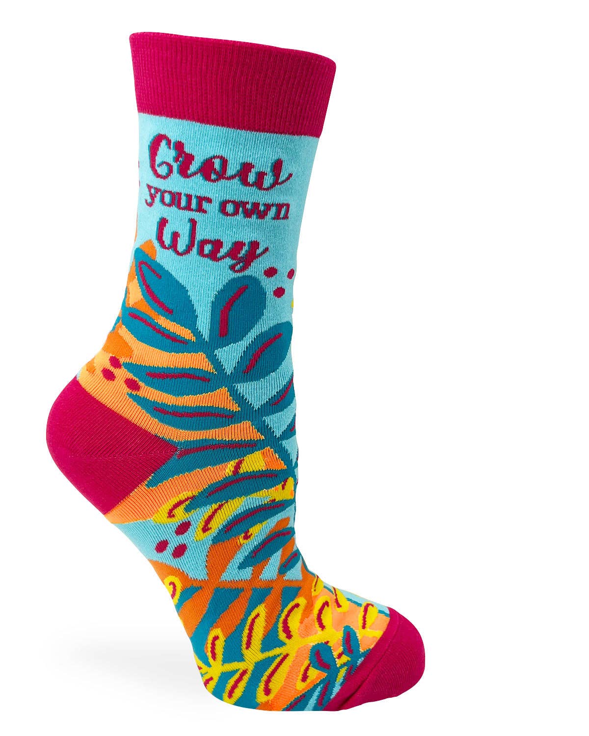 Fabdaz - Wholesale Socks - Women's - Grow Your Own Way Women's Crew Socks1