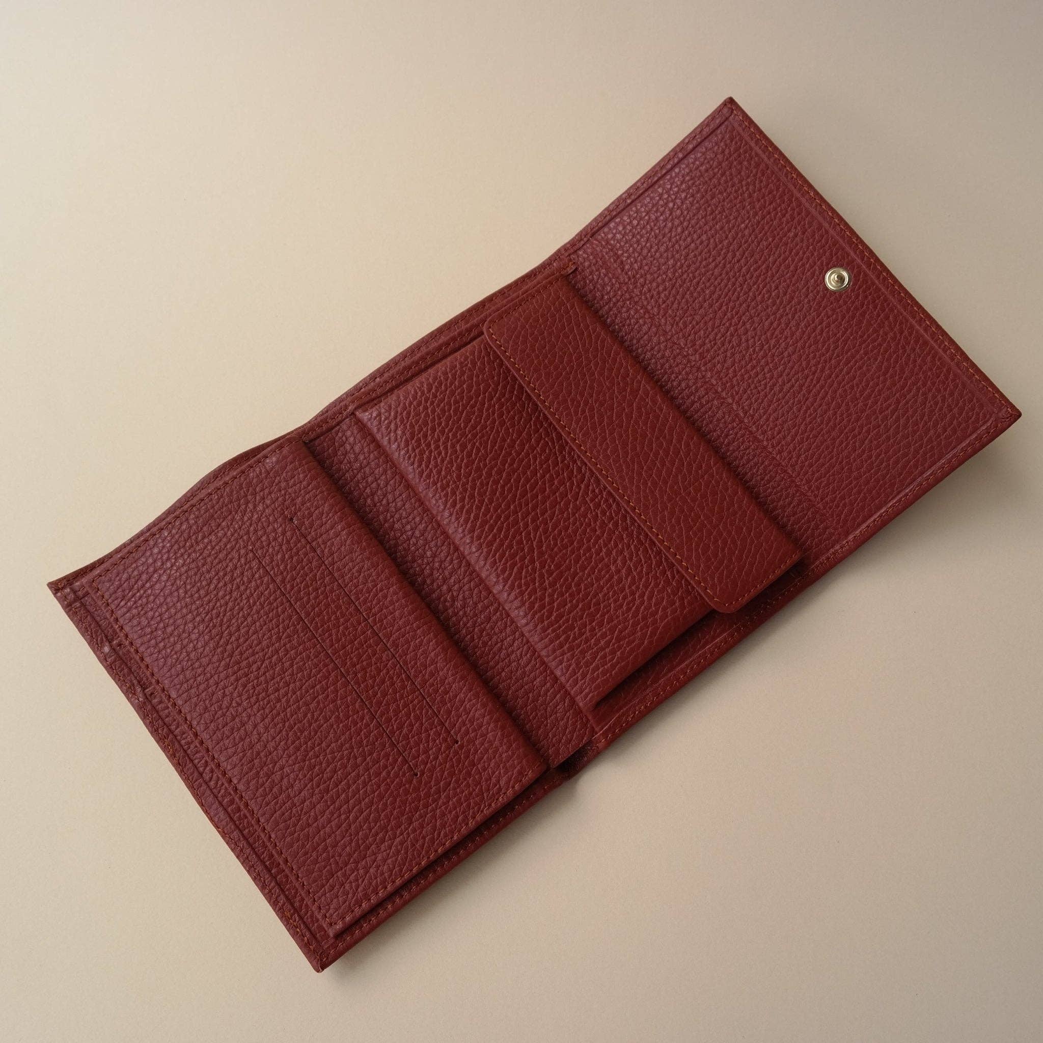 TIEFENBACHER LEHMANN - Wholesale Wallet - Women's - WALLET - burgundy/rust gold7
