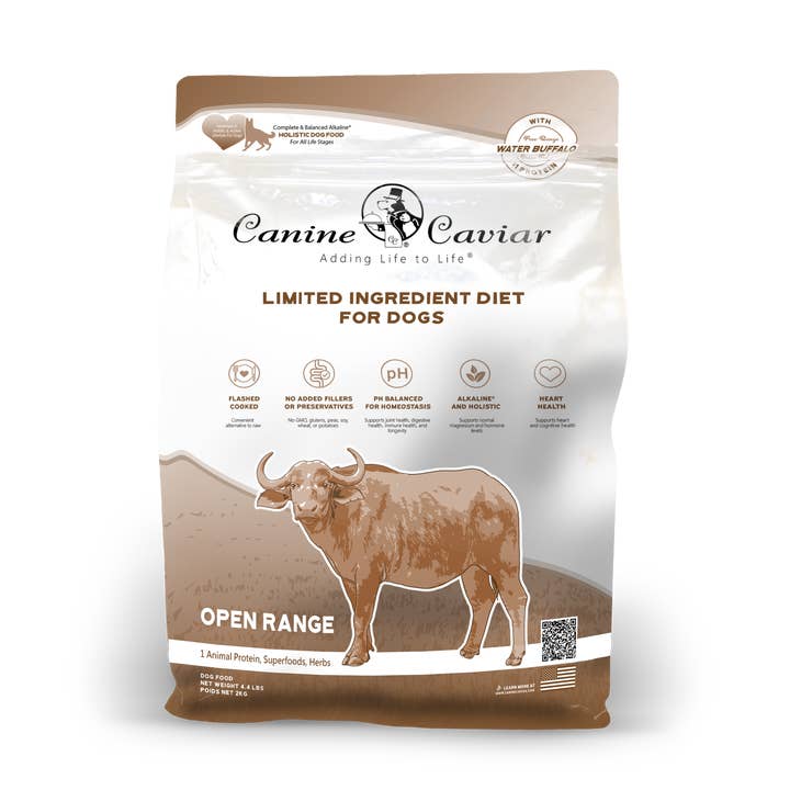 Open Range Limited Ingredient Alkaline Entrée All Life 4.4lb for wholesale by Canine Caviar