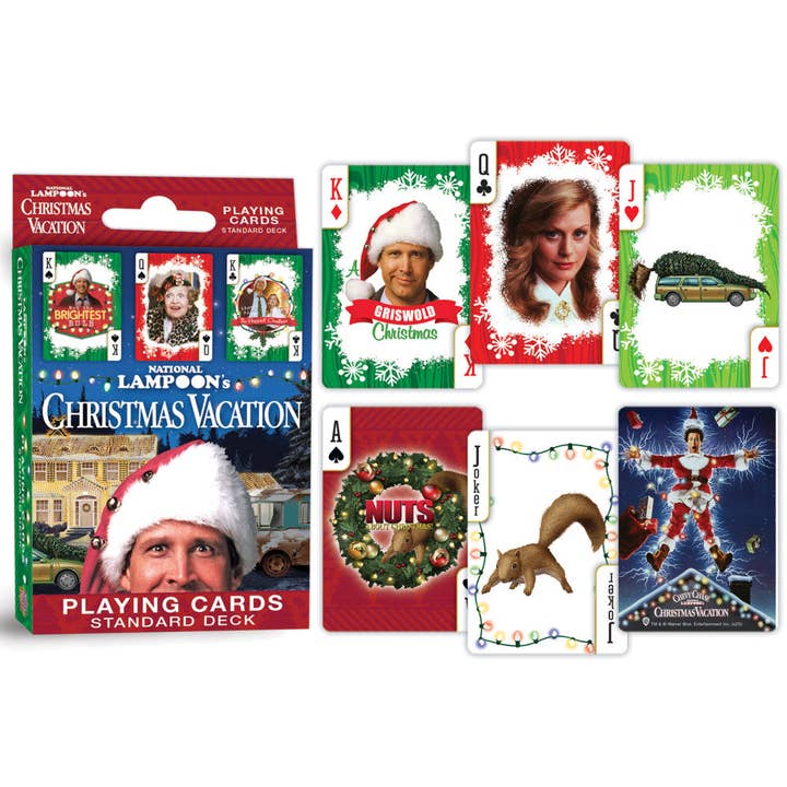 Masterpieces Puzzles - Wholesale Playing Cards - Christmas Vacation Playing Cards - 54 Card Deck2