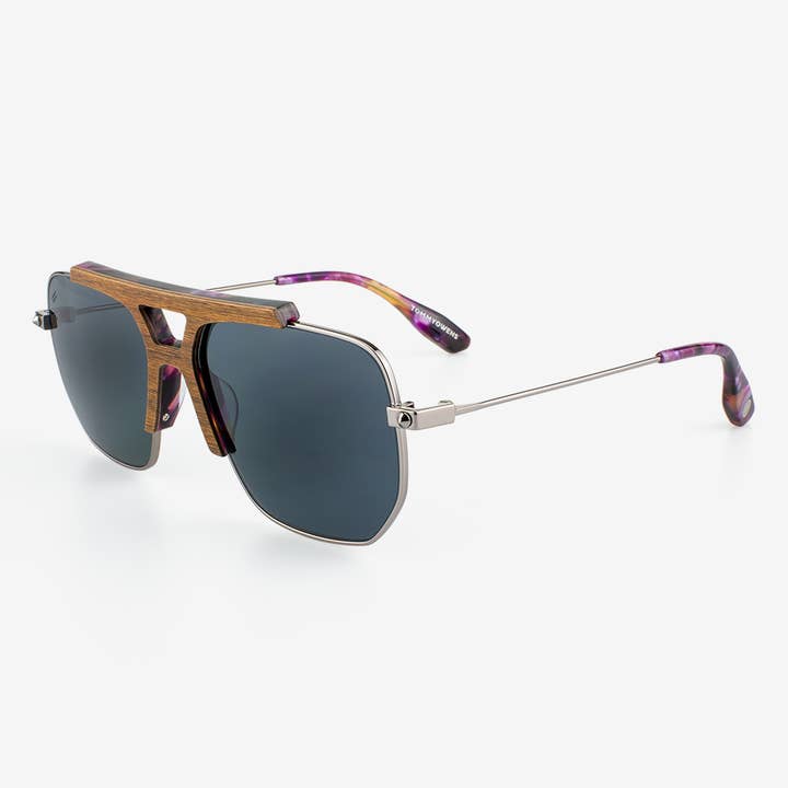 Tommy Owens - Wholesale Sunglasses - Unisex - Hudson - Metal & Wood Sunglasses1