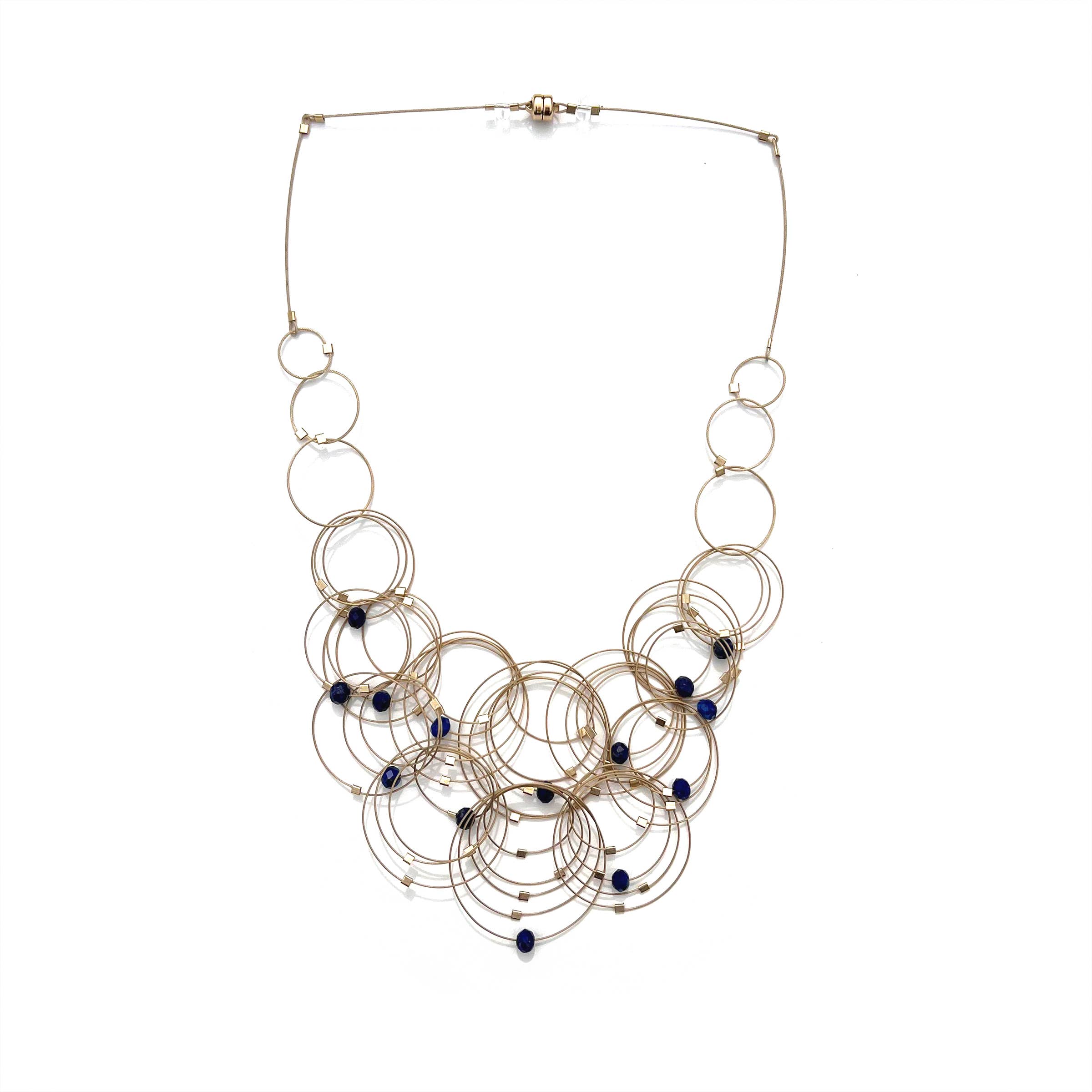 Meghan Patrice Riley – Colar de elos e correntes por atacado – Colar Flow de 18"6