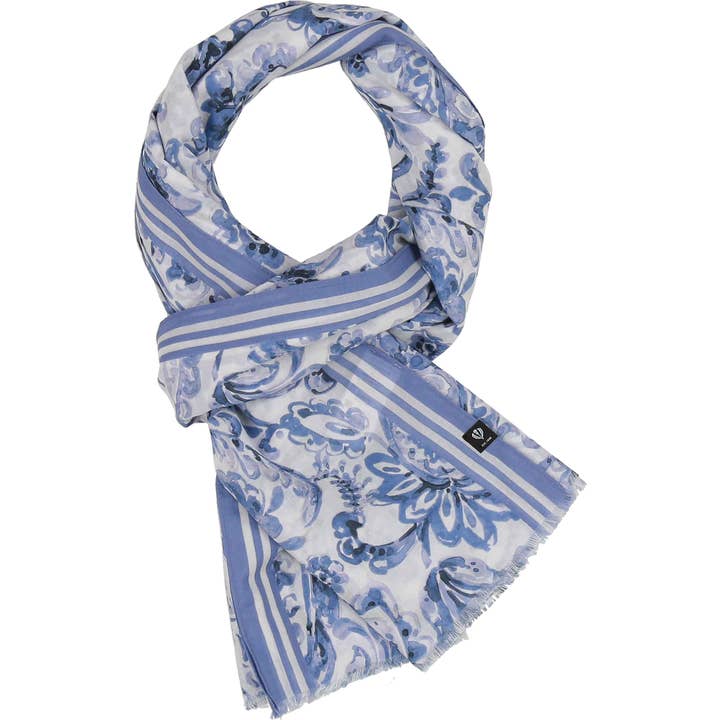 FRAAS - The Scarf Company - Wholesale Wrap - Women's - Paisley Maxi Cotton Wrap1