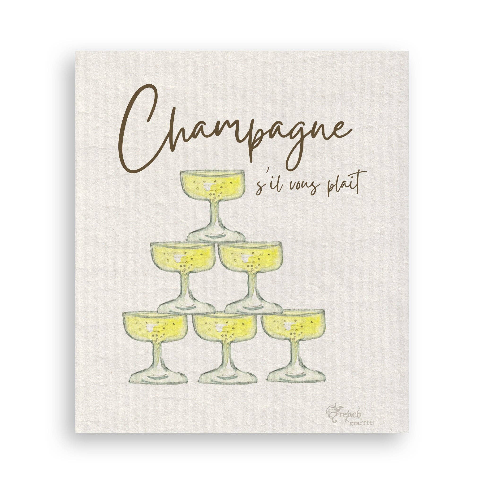 French Graffiti – Engroshandel Viskestykke – Champagne S'il Vous Plait16