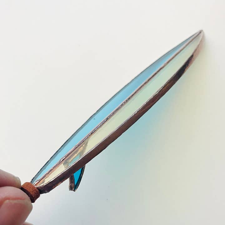 Stained glass surfboard for wholesale by Colin Adrian Glass