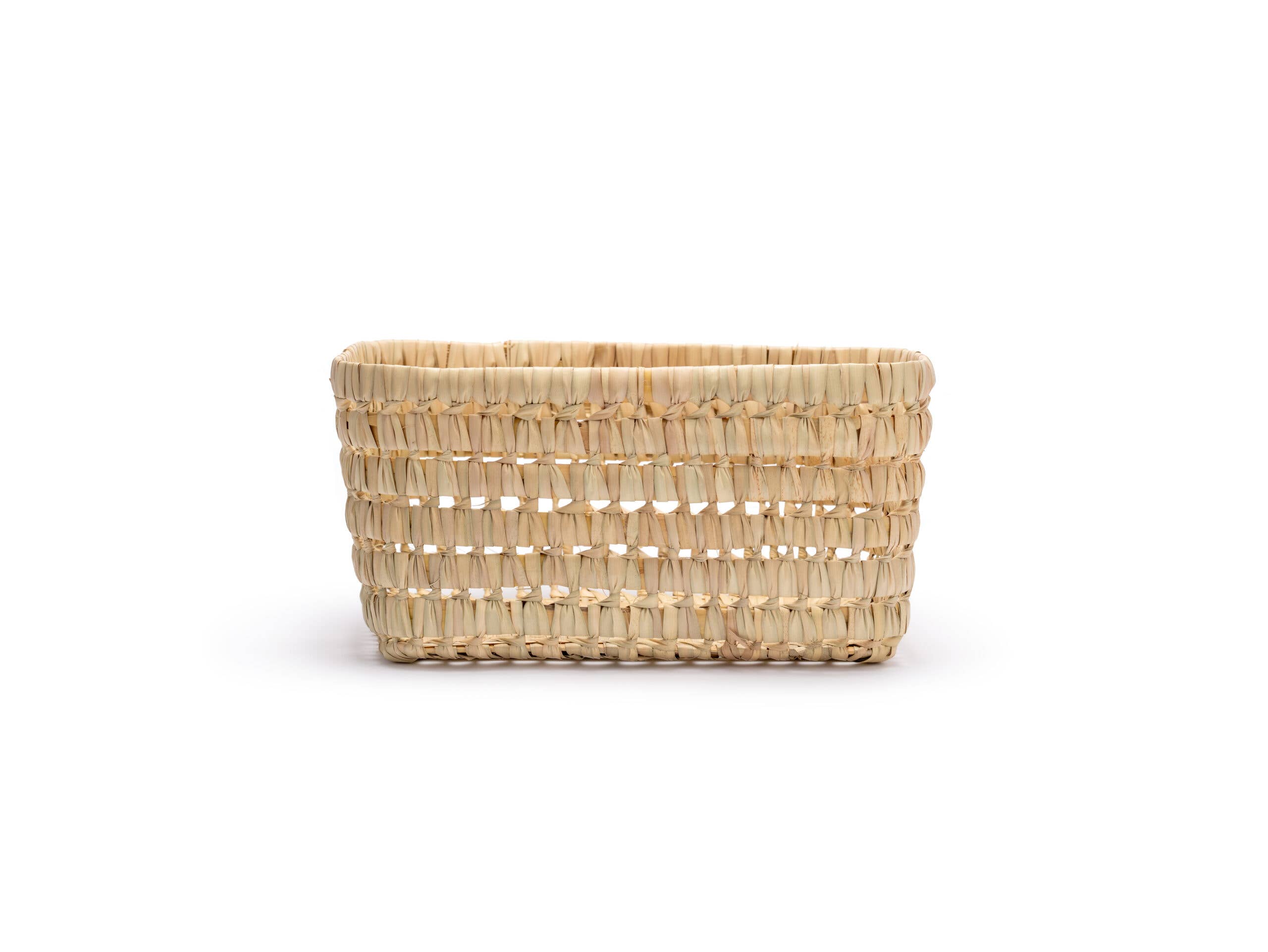 ZocoChic - Wholesale Basket - Moroccan palm storage box, wicker basket, 32cm2