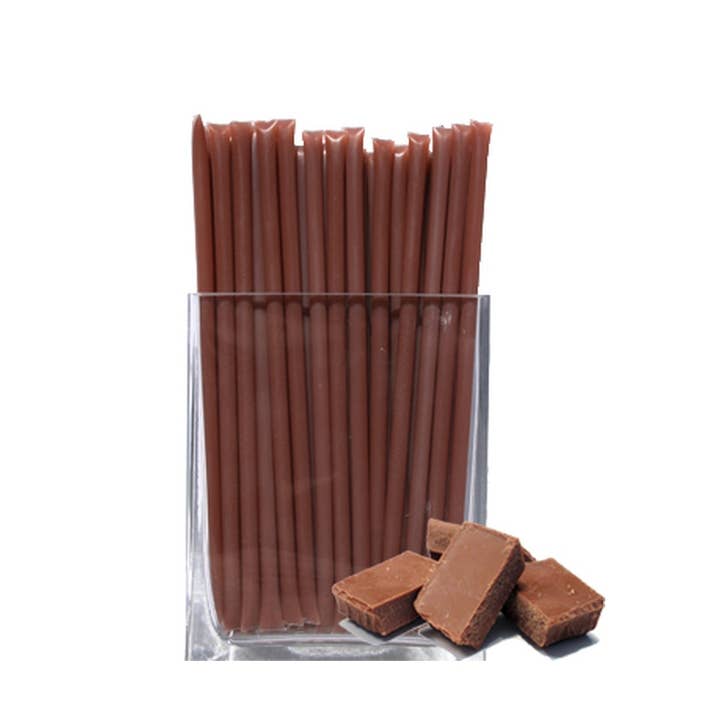 Candy Barn Express - Wholesale Chocolate Covered Sweets - Bee Krazy Honey Sticks - Chocolate 50 Ct. Refill