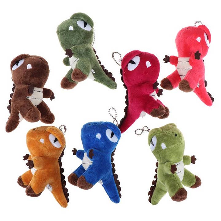 Dinosaur Pendant TRex Plush Toy Keychain In Bulk for wholesale by Buddha Yoga