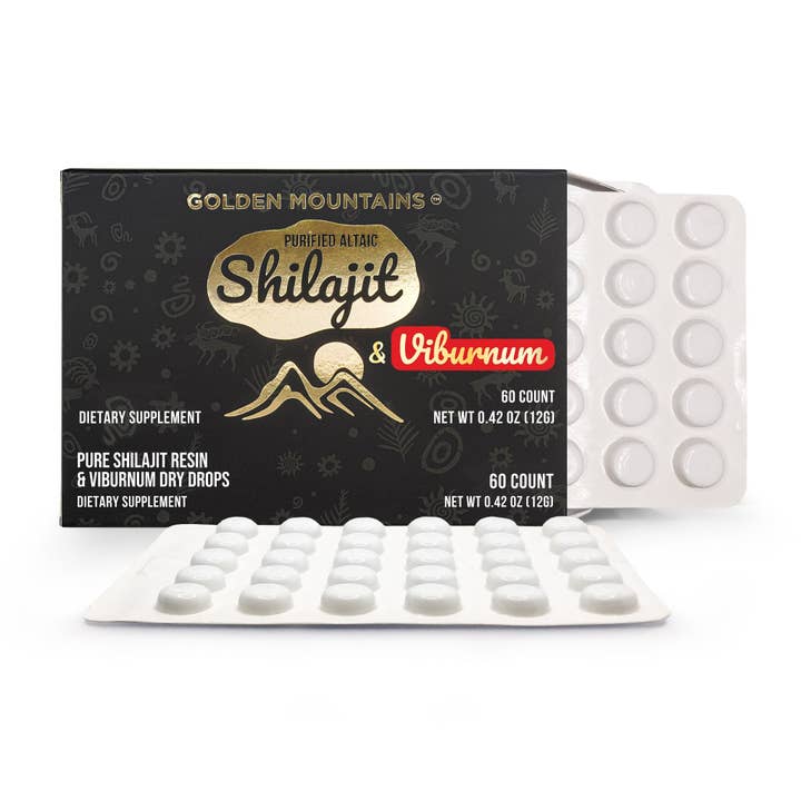 SiberianGreen - Wholesale Oral Supplement/Vitamin - Siberian Green Pure Altai Shilajit Resin w Viburnum Berries Extract – 180 Dry Drops (3-Pack)7