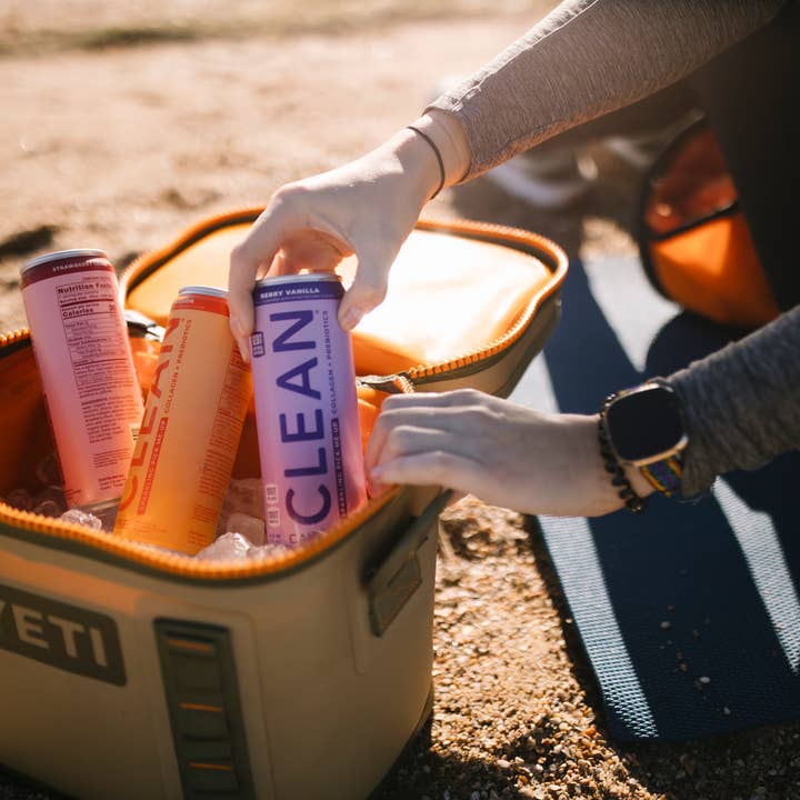 CLEAN Cause - Wholesale Iced Tea - Gut Health Prebiotic & Collagen Energy Drink Berry Vanilla