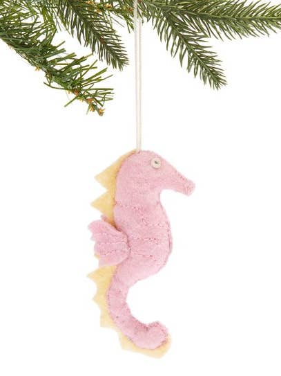 Silly Seahorse Ornament for wholesale by Silk Road Bazaar