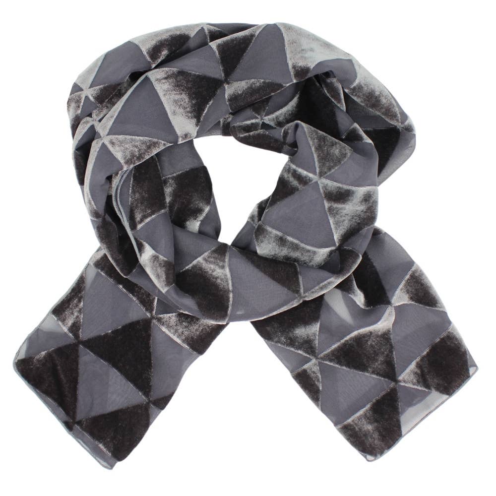 Dana Herbert - Wholesale Scarf - Women's - Burnout Velvet Scarf16