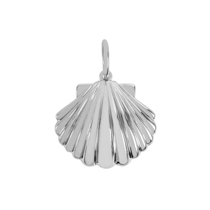 Origami Owl - Wholesale Locket Necklace - Disney Silver Ariel's Seashell Locket with Pearl1