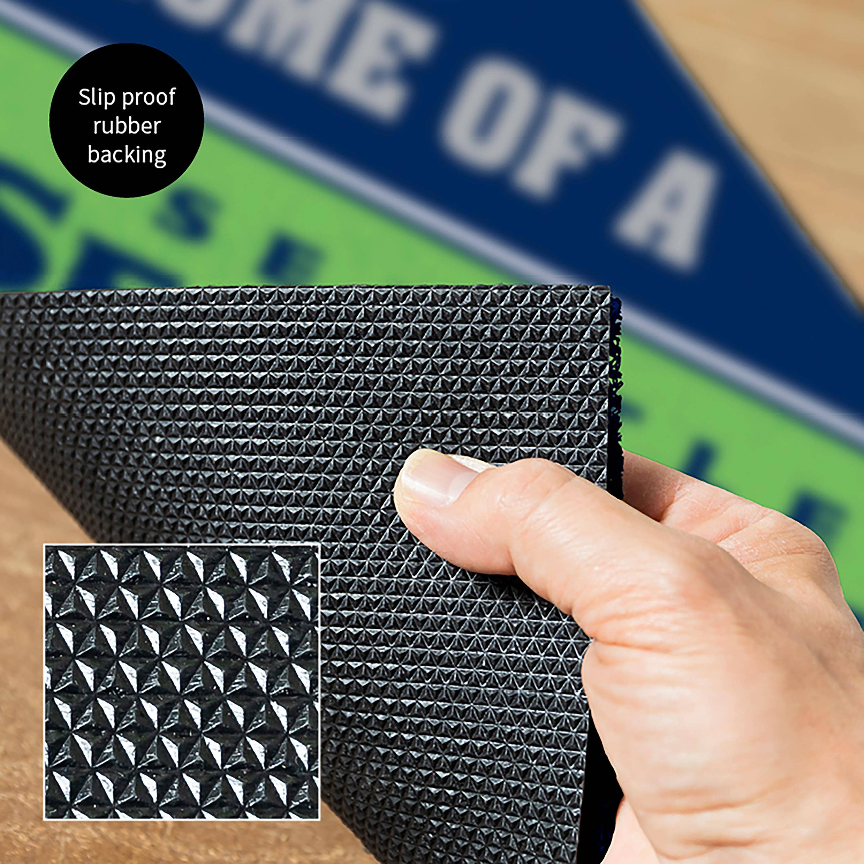 Evergreen Enterprises - Wholesale Door Mat - Seattle Seahawks, PVC Mat COLOR, Home of a Fan3