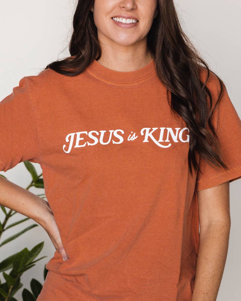 The Anastasia Co - Wholesale Screen Printed T-Shirt - Unisex - Jesus is King Tee3