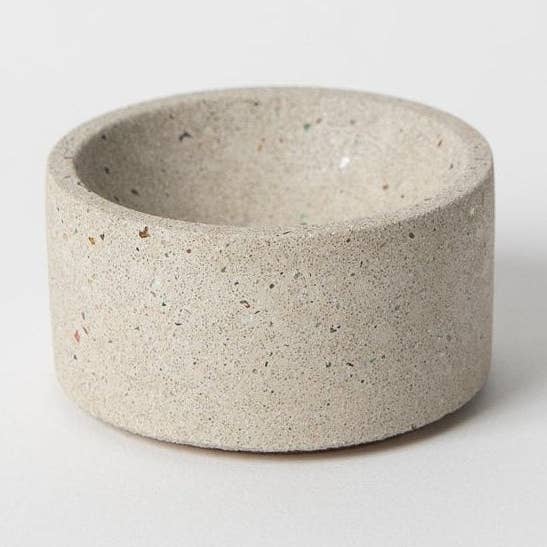 Rund rökelsehållare | Natural Terrazzo för wholesale av pretti.cool