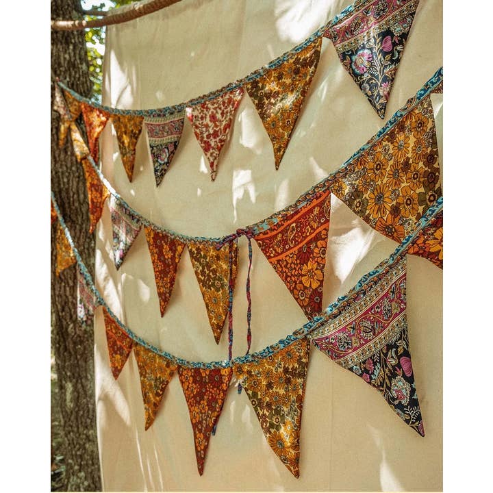Gardenbelle Shop - Wholesale Flag - Recycled Hippie Boho Pennant Flags, Bohemian Decor5