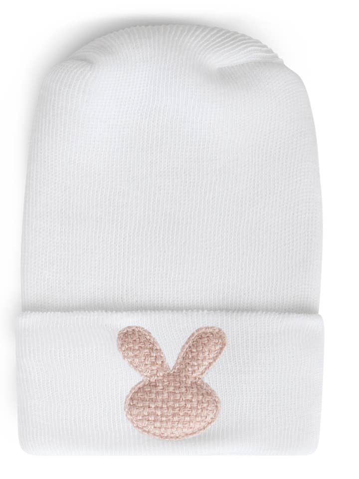 Hospitaalhoed - Weave Blush Bunny voor wholesale door Adora Baby Gifts