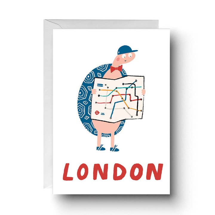 London Tortoise Card för wholesale av Abigail Burch