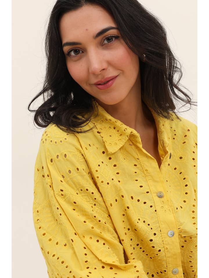 LÉA & LUC – wholesale Buttoned-down shirt – Women's – 100% Cotton Shirt REF. 2028814